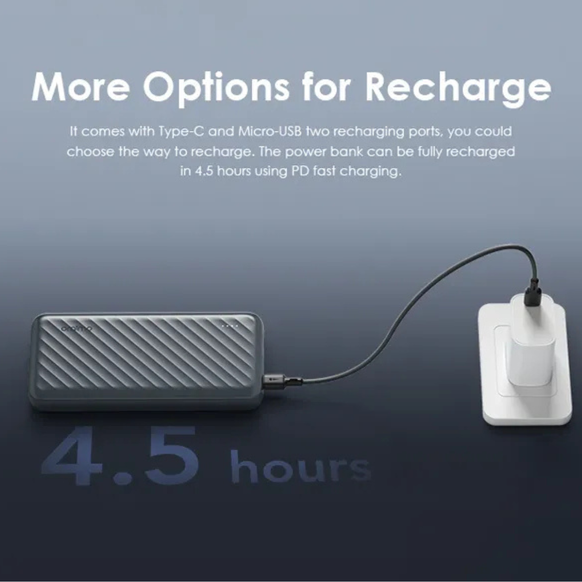 oraimo Slice Link Pro 10000mAh 22.5W Power Bank image 2