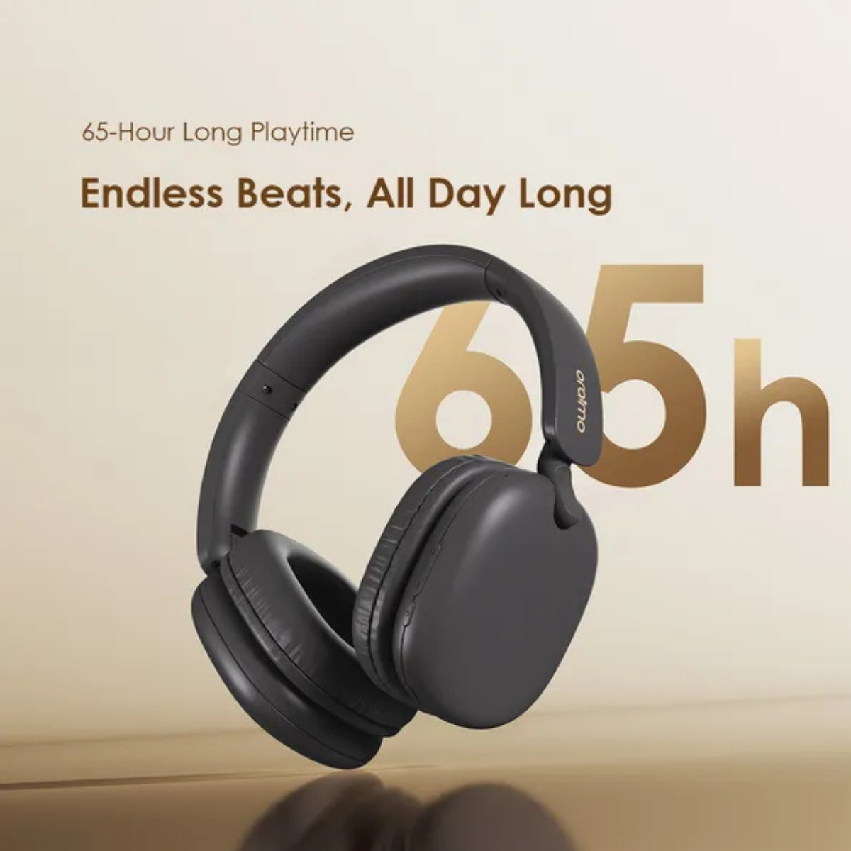 oraimo BoomPop Lite ENC Over-Ear Wireless Headphones image 2