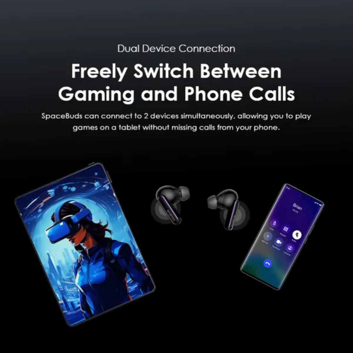 SpaceBuds Hybrid ANC True Wireless Earbuds Customized Voice Prompt image 7